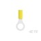 Te Connectivity Ring Terminal, 3/8 in Stud Size, 10 AWG, 300 V, Nylon Insulated, Yellow 2-320577-3 - alternate 4